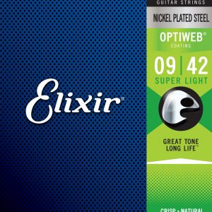 Elixir – Electric OPTIWEB Nickel Super Light ( 9-42 )
