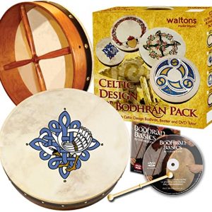 Waltons 12″ Celtic Design Bodhrán Pack | Design Choice